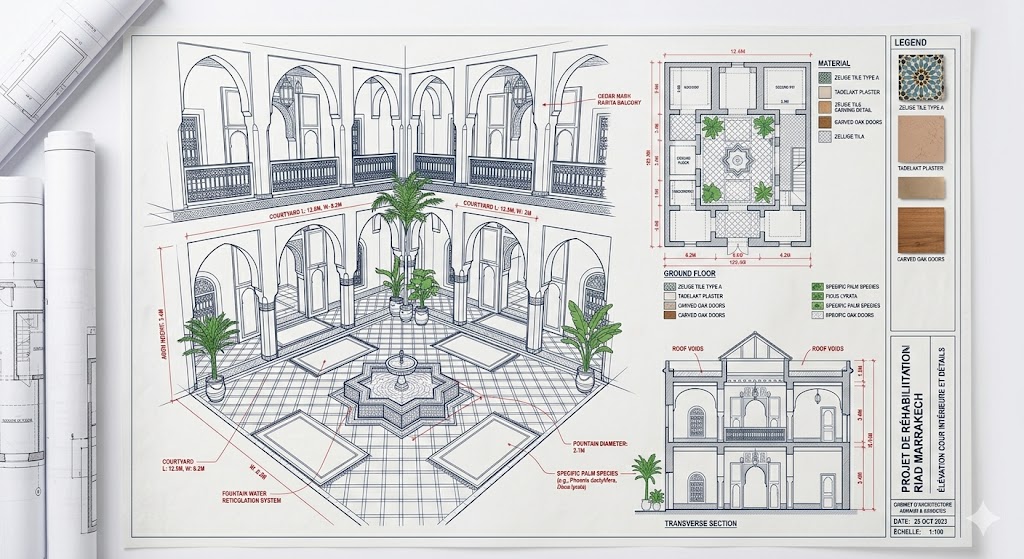 Rénovation : Riad Marrakech